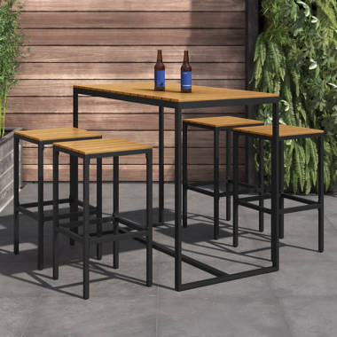 8 seater best sale bar table